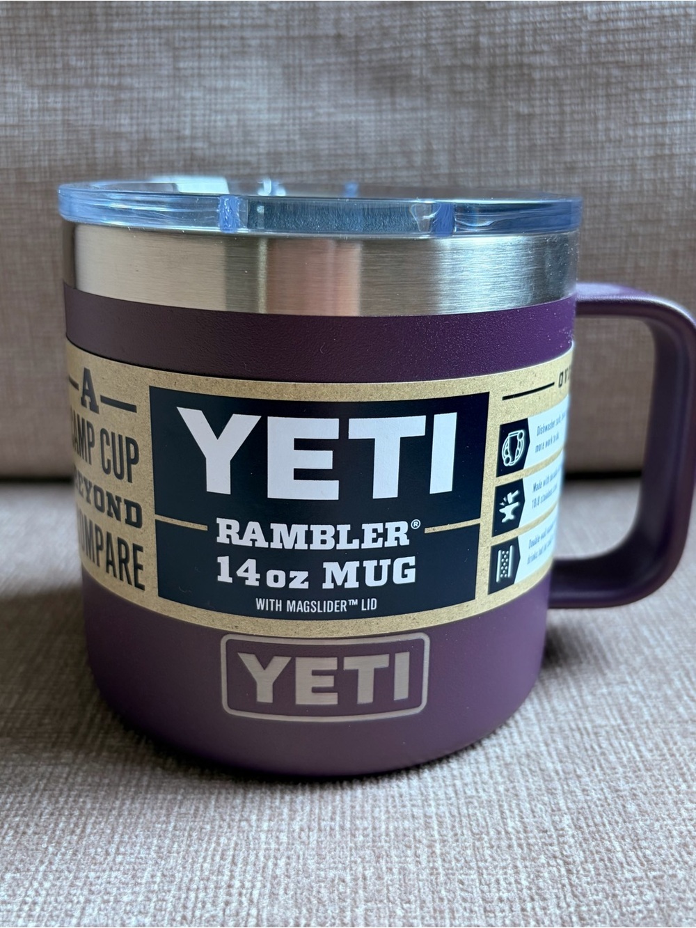 YETI Rambler 14oz Mug in Nordic Purple